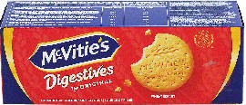 Mc Vitie's Digestives wheat biscuit, original, 400-gram boxes (case of 12)
